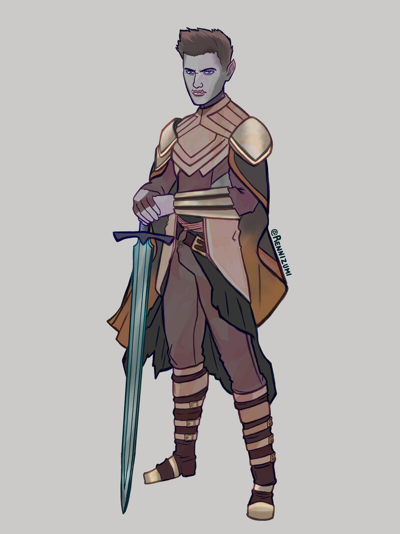 Bokken, my half-orc Paladin for the &quot;A Dragon Stole My Fiancé!&quot; oneshot.