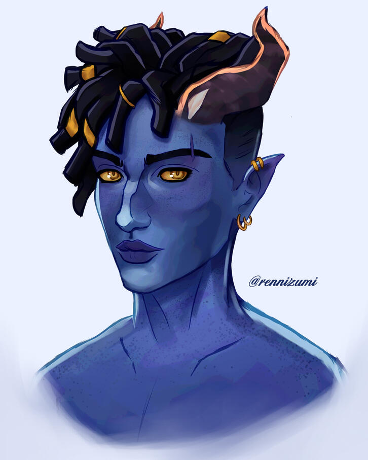 Lucien for @Punto for Artfight 2025.